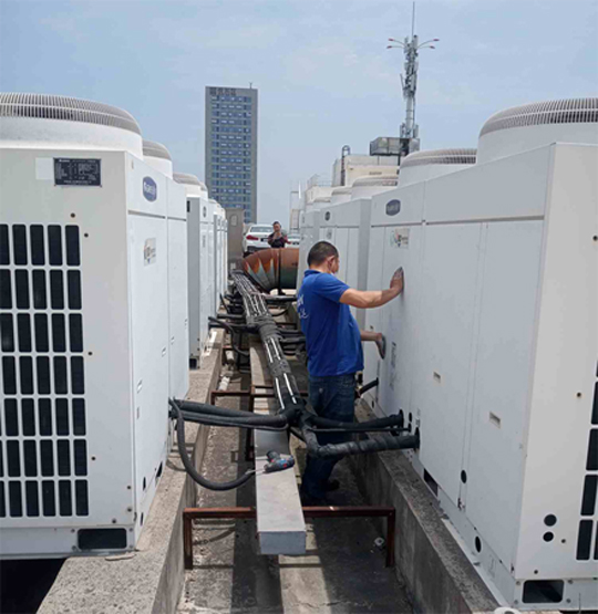 滦平中央空调制热和不制冷系统维修方法